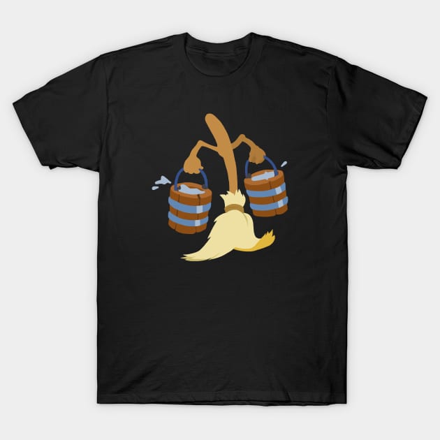 Magic Broom T-Shirt by ElviaMontemayor